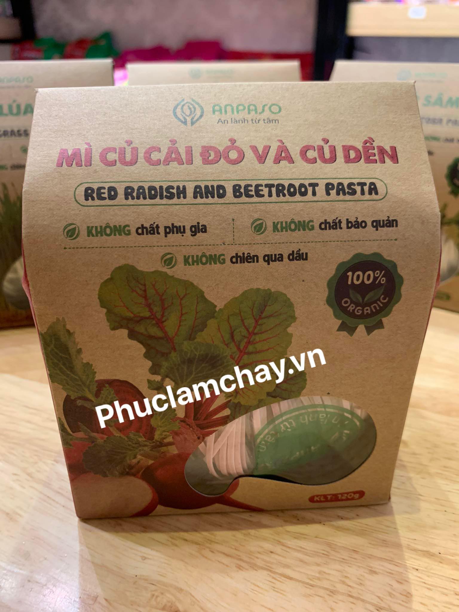 MỲ CỦ CẢI ĐỎ VÀ CỦ DỀN 120G